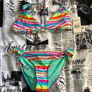 Colorful roxy bikini 🛍 ( 3 for $35!!)